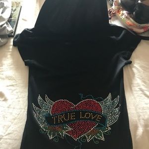 Wild at heart stoned short sleeve hoodie